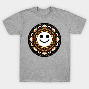 Meditation Smiley Face 03 T-Shirt